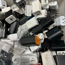 Lote de 25 adaptadores de alimentación USB surtidos / cargadores de pared de CA / cargadores mixtos usados segunda mano  Embacar hacia Mexico