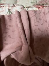 pink damask curtains for sale  PULBOROUGH
