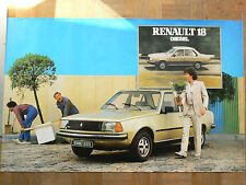 Affiche  Ancienne  RENAULT 18 Diesel  R 18   éditions Publicis   Auto segunda mano  Embacar hacia Argentina
