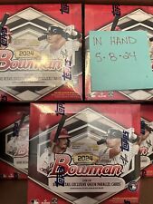 Caixa de exibição de varejo de beisebol Bowman 2024 peças frete grátis “na mão”, usado comprar usado  Enviando para Brazil