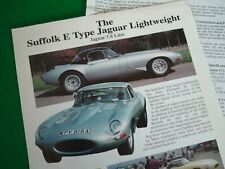 Suffolk jaguar type for sale  WYMONDHAM