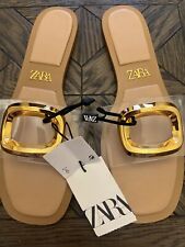 Zara flat sandal for sale  BRADFORD