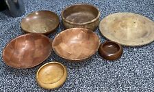 Lot wooden bowls for sale  WELLINGBOROUGH