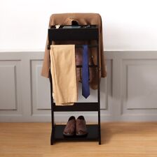 Used, 3 in 1 Valet Stand With Storage Box,Coat Hanger,Shoe Rack,Black,Gift Idea for sale  Shipping to South Africa