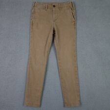 American Eagle Pants Mens 29x28* Beige Khaki Skinny Chino Stretch Flex Cotton for sale  Shipping to South Africa