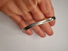 hallmarked silver bangle for sale  NORTH SHIELDS