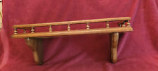 Vintage Solid Wood Shelf with Spindle Railing for sale  Shipping to South Africa