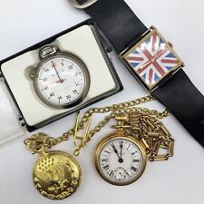 Lote de relógios de bolso Westclox inglês antigo e relógio de parada Apollo tudo funcionando, usado comprar usado  Enviando para Brazil
