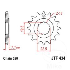 Front sprocket 520 for sale  UK