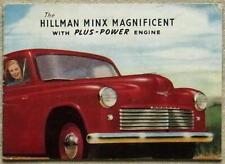 Hillman minx magnificent for sale  LEICESTER
