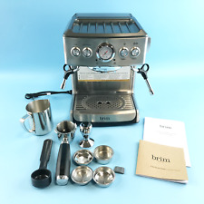 Brim 19 Bar Espresso Maker / Machine Model TSK-1859B Silver #U0190 for sale  Shipping to South Africa