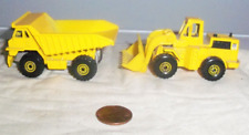 Tractor y camión de volteo Mattel Hot Wheels 1979 Caterpillar CAT cargador frontal 988 segunda mano  Embacar hacia Argentina
