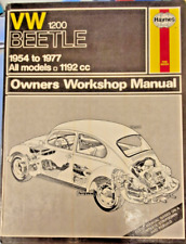 Haynes Workshop Manual VW 1200 Beetle 1954 to 1977 All models 1192cc, used for sale  Shipping to South Africa