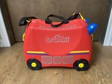 Trunki Hard Shell Fire Engine Ride On Suitcase + Key for sale  Shipping to South Africa