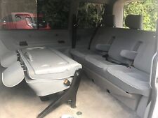 Used, Vw T4 Transporter Early Caravelle Seats, Rear Bench & 2nd Row Fold Down Tables for sale  NEWARK