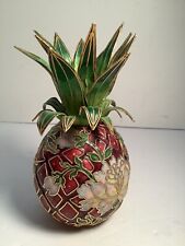 Cloisonne enamel pineapple for sale  Richmond
