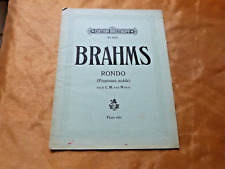 Brahms rondo noten gebraucht kaufen  Elztal