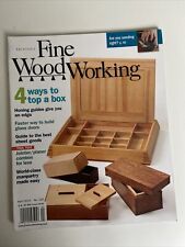 Fine Woodworking Magazine April 2012 4 Ways to Top a Box Jointer Planer Combos for sale  Somers