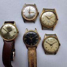 Lote de 5 relógios mecânicos masculinos vintage Kienzle Majex Delfin Carda Orex comprar usado  Enviando para Brazil
