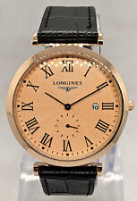 Relógio de pulso masculino de quartzo luxo Longines La Grande Classique de Cream mostrador subsegundo comprar usado  Enviando para Brazil