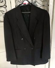 Jaqueta masculina suíte preta peito duplo coleção Cellini casaco sob medida nos EUA comprar usado  Enviando para Brazil