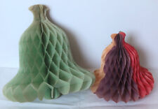 Set of 2 Vintage Honeycomb Paper Bells - Chistmas Decorations - Wear for sale  Shipping to South Africa