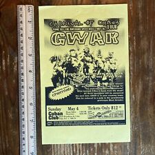 Gwar 1997 concert for sale  Tarpon Springs