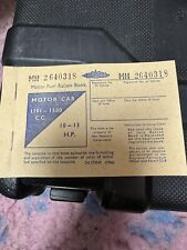 Motor fuel ration for sale  COCKERMOUTH