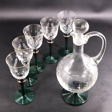 6pc romanian decanter for sale  Shipping to Ireland