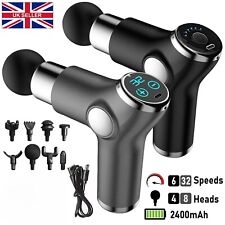 Used, 32 Speed Massage Gun Deep Tissue Handheld Percussion Muscle Percussion Massager for sale  Shipping to South Africa