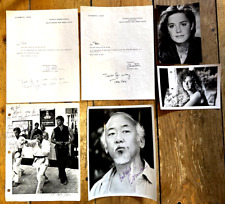 Lote de 6 fotos y cartas autografiadas de Karate Kid Cast -Elisabeth Shue-Pat Morita, usado segunda mano  Embacar hacia Argentina