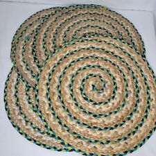 Jute placemats braided for sale  Lavonia