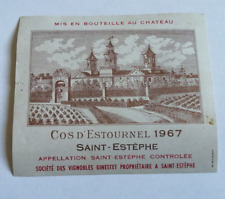 étiquette chateau cos d'occasion  Saint-André-de-Cubzac