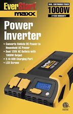 EverStart 1000 Watt Power Inverter with USB, Dual 120V AC Outlet (PC1000E)™, used for sale  Shipping to South Africa