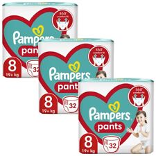 Pantalones Pampers Jumbo 3x32 piezas, talla 8 segunda mano  Embacar hacia Argentina