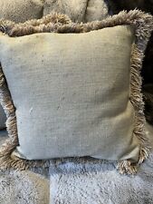 Pair caramel cushion for sale  WALTON-ON-THAMES