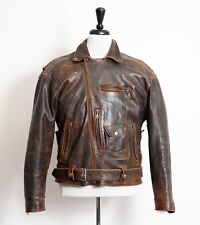 Men's Vintage Harley Davidson Perfecto Leather Biker Jacket Large 44-46 Regular for sale  Shipping to South Africa