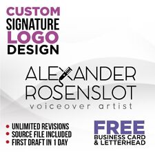 Custom signature logo for sale  Boise