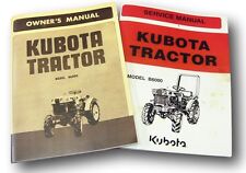 SET OF KUBOTA B6000 TRACTOR SERVICE OWNERS OPERATORS PARTS MANUAL CATALOG DIESEL for sale  Shipping to Canada