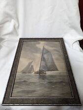 Vintage framed sailboat for sale  Morrisville