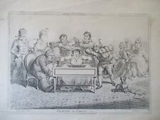 Large antique etching for sale  BODMIN