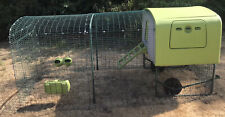 Omlet Eglu cube MK 1 Chicken Coop, 3m run, feeder and waterer for sale  WOKING