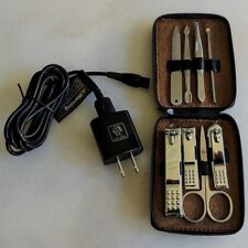 Pitbull Skull Shaver Gold Pro AC USB-A cabo carregador fabricante de equipamento original + kit de manicure pedicure comprar usado  Enviando para Brazil