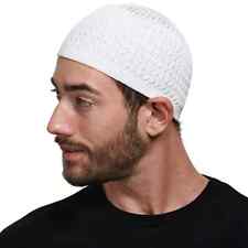 Sombrero Kufi islámico, ganchillo tejido Jacquard oración musulmana gorra de cráneo para hombre segunda mano  Embacar hacia Argentina