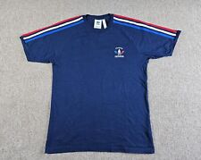 Camiseta Adidas Francia Hombre Talla M Azul Mangas Cortas Algodón Tricolor Francesa segunda mano  Embacar hacia Argentina