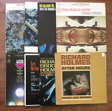 Lote de 8 discos LP de vinilo de jazz clásico *bajo grado*, Monk, McCann, CTI, Pacific segunda mano  Embacar hacia Argentina