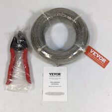 Vevor S1/8-300 Silver 1/8 Inch T316 Stainless Steel Wire Rope 300 Ft W/ Manual for sale  Shipping to South Africa