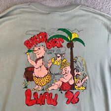 Camiseta de colección Burrito Bros Luau 1996 adulto L puntada única años 90 cerdos borrachos! EE. UU. Y2K segunda mano  Embacar hacia Argentina