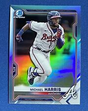 2021 Bowman Draft Chrome Michael Harris Sky Blue Refractor Braves BDC-86, used for sale  Shipping to South Africa