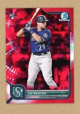 2022 Bowman Chrome Sapphire Cal Raleigh RC Red Refractor. 4/5. Seattle Mariners for sale  Shipping to South Africa